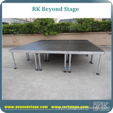 Portable stage adjustable for pub / bar